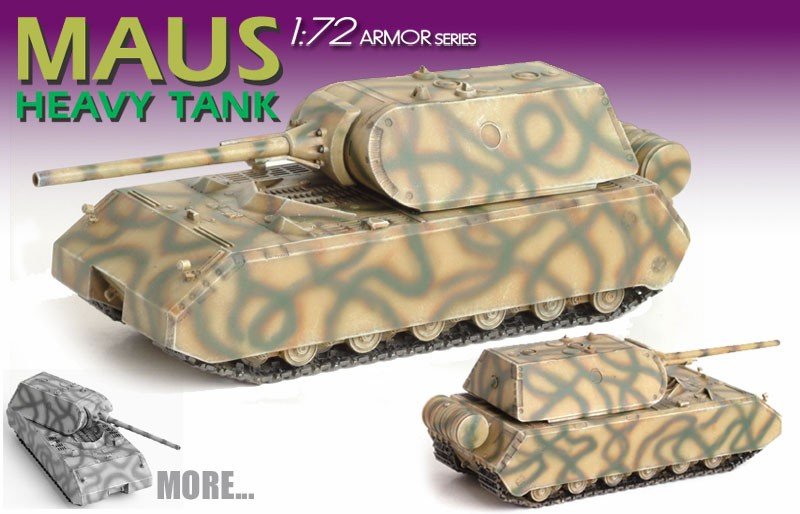 Dragon 7255 Char lourd allemand Maus (1/72) – image 4
