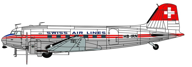 Italeri 1349 Douglas DC3 Swissair 1/72 – image 2