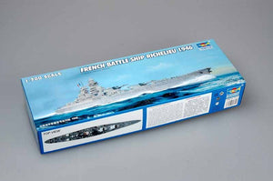 Trumpeter 05751 FRENCH NAVY RICHELIEU 1946 1/700 – zdjęcie 2