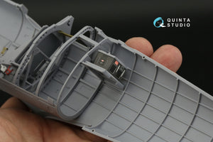 Intérieur imprimé en 3D et coloré sur papier décalcomanie pour Spitfire Mk.VIII (Airfix) - Quinta Studio QD24021 - Échelle 1/24 – image 12