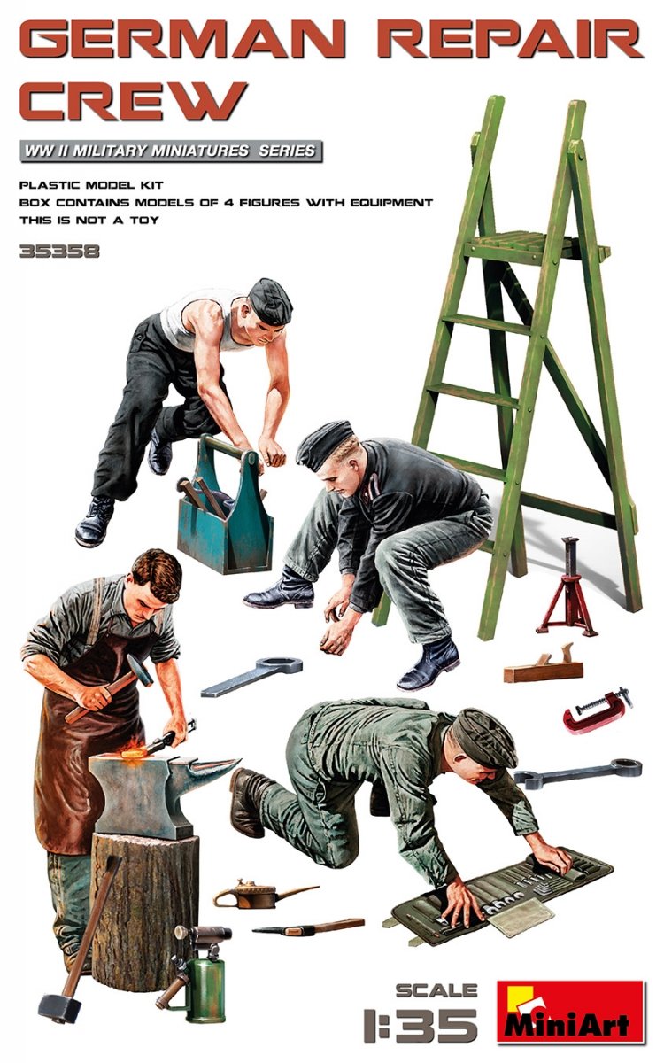 MiniArt 35358 ÉQUIPE DE RÉPARATION ALLEMANDE 1/35
