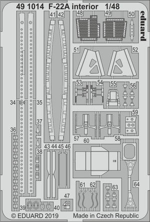 Intérieur du F-22A Eduard 491014 HASEGAWA 1/48 – image 2