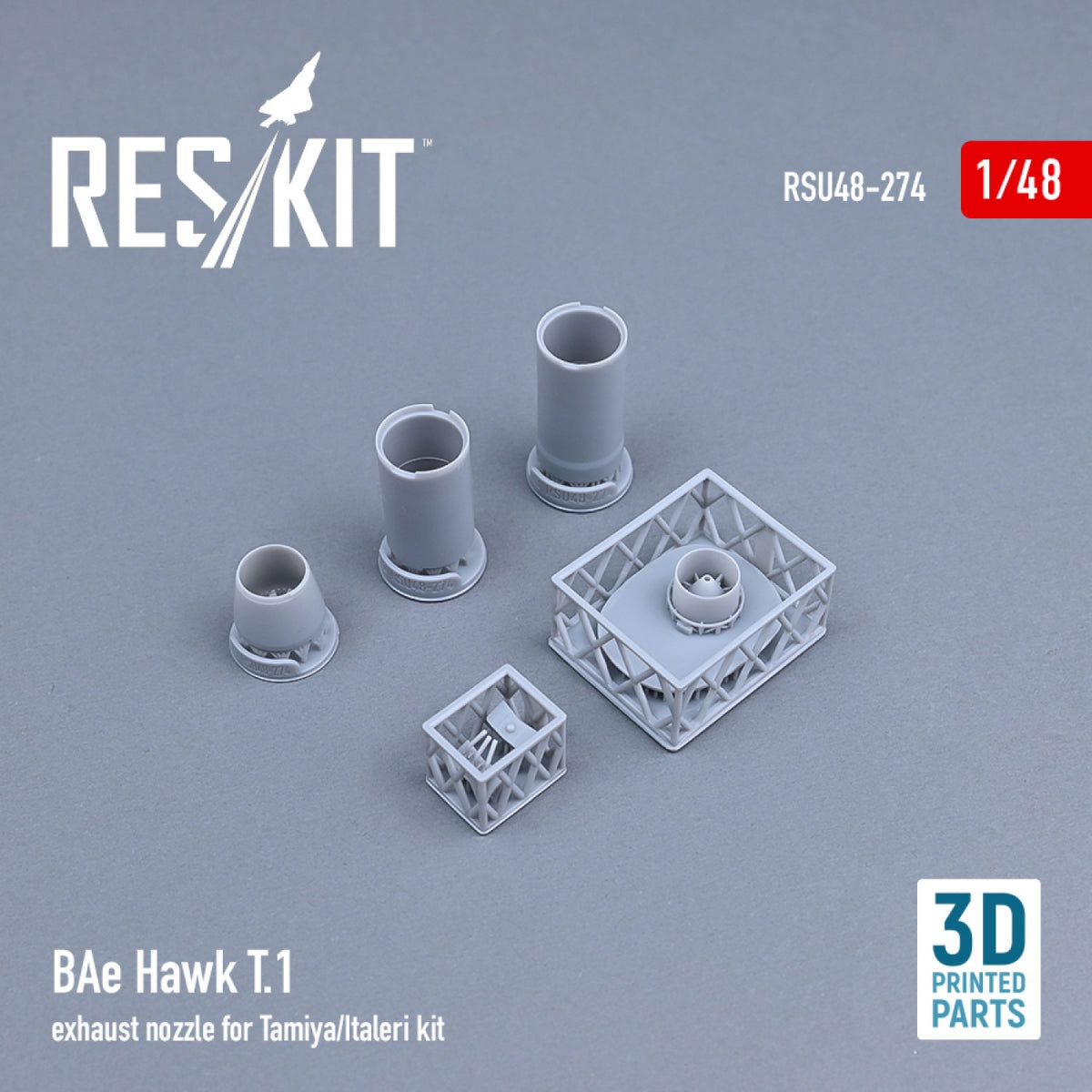 RESKIT RSU48-0274 BAE HAWK T.1 TUYAU D&amp;#39;ÉCHAPPEMENT POUR MAQUETTE TAMIYA/ITALERI (IMPRIMÉ EN 3D) 1/48 – image 2