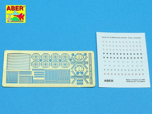 Casques allemands Aber 35A069 - inserts, sangles (1/35)