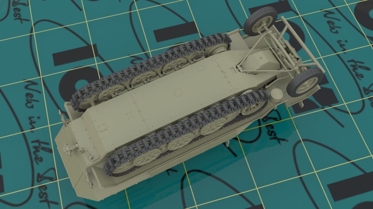 ICM 35102 Sd.Kfz.251/6 Ausf.A, Véhicule de commandement blindé allemand de la Seconde Guerre mondiale (1/35) – immagine 5