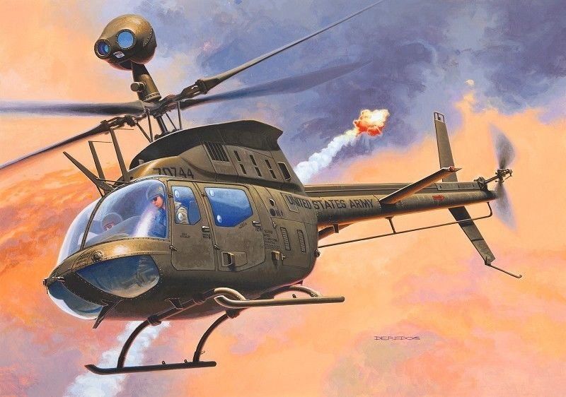 Maquette Revell 64938 Bell Oh-58D Kiowa au 1/72 – Bild 2