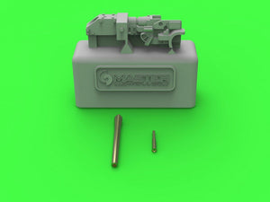 Master GM-72-015 Type 95 Ha-Go - Canon de 37 mm Type 94 avec support en résine (pour maquette IBG) 1/72