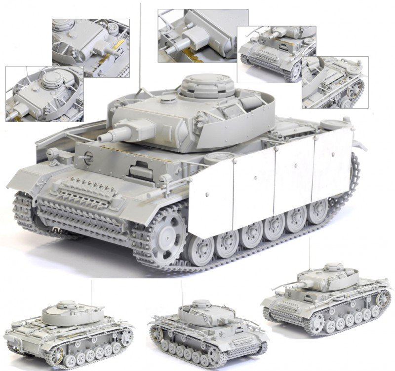 Dragon 6474 Pzkpfw. III Ausf. N avec Schurzen (1/35) – image 8