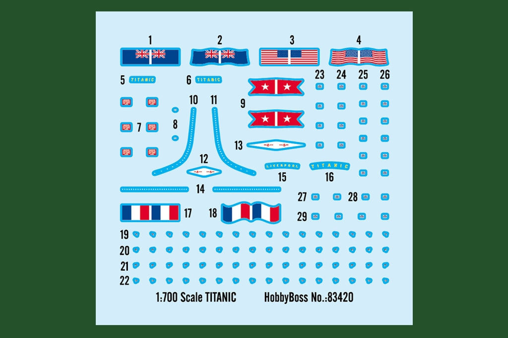 Hobby Boss 83420 Titanic 1/700  – imagen 4