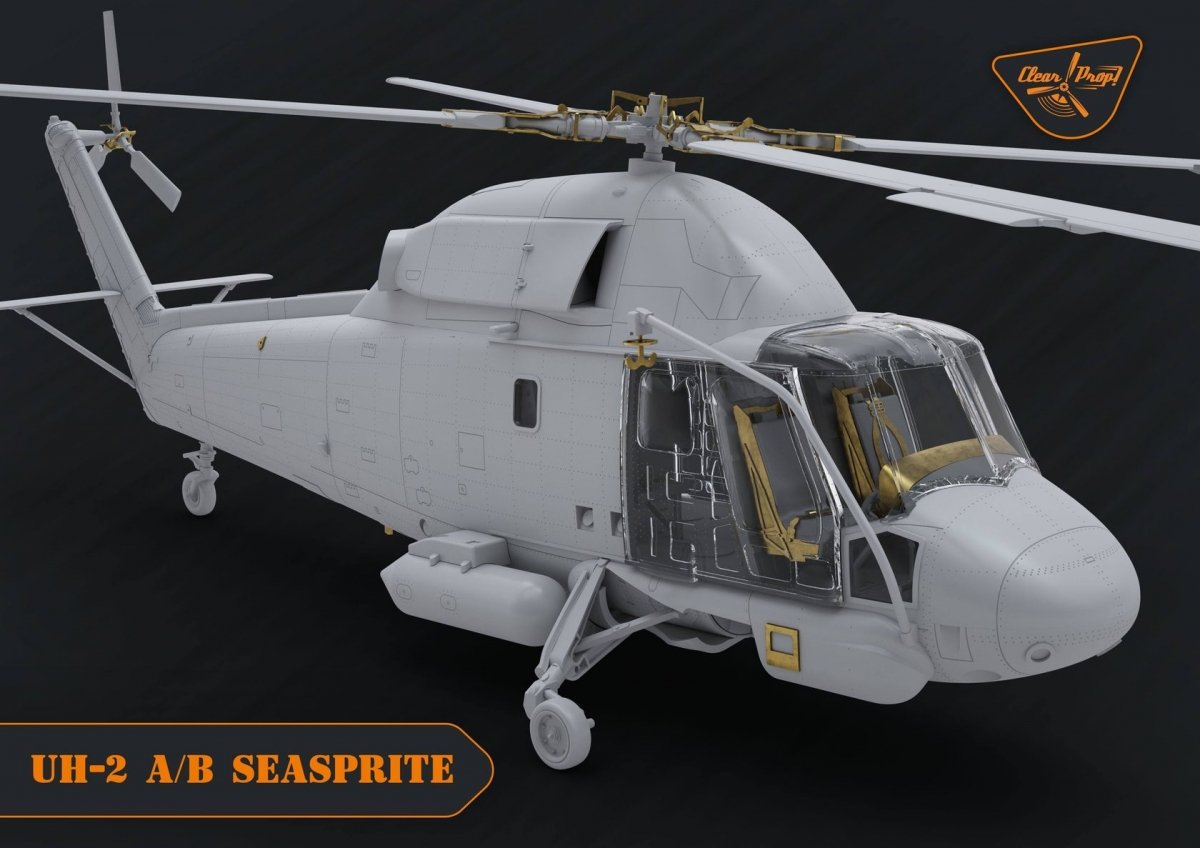 Hélice transparente ! Kit avancé CP72002 UH-2 A/B Seasprite ADVANCED au 1/72 – immagine 4