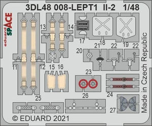 Eduard 3DL48008 Il-2 ESPACE 1/48 pour ZVEZDA 1/48 – image 2