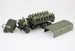 Camion Type 73 des Forces d&amp;#39;autodéfense japonaises (JGSDF) Aoshima 01209 avec figurines (20 pièces) à l&amp;#39;échelle 1/72 – Bild 6