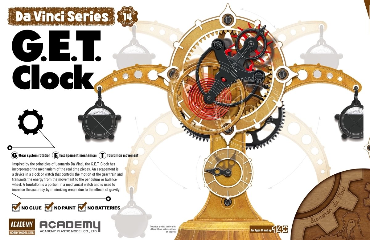 Academy 18185A Da Vinci - GET Clock – image 3