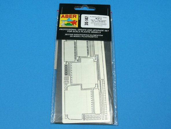 Aber 35147 Char soviétique KWI, pièce 5. Plateaux à outils pour ailes tardives (TAM) (1/35) – imagen 3