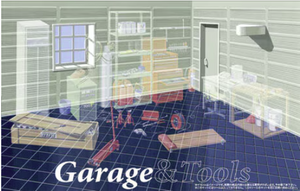 Fujimi 116891 Garage et outils Garage 1/24