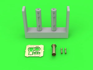 Maquette Master GM-35-036 Char léger polonais 7TP - tourelle double - canon de mitrailleuse lourde wz.30 (blindé) et corne (pour kit IBG) 1/35