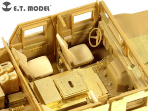 ET Modèle E35-076 Sièges à dossier haut US ARMY M1114 HUMVEE (Pour kit BRONCO) (1/35) – image 3