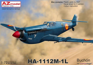 Maquette AZ7668 HA-1112M-1L Buchon camouflage 1/72