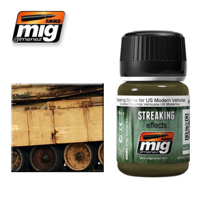 AMMO de Mig Jimenez 1207 STREAKING GRIME POUR VÉHICULES MODERNES US 35ml