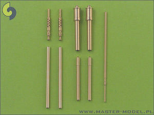 Ensemble d&amp;#39;armement Master AM-48-018 Fw 190 A6 (embouts de canon MG 17, canons MG 151, carénages MG 151) et tube Pitot (1/48)