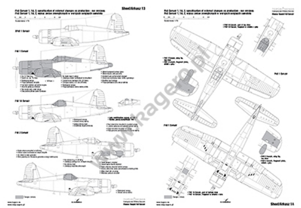 Kagero 7053 Vought F4U Corsair EN/PL – Bild 4
