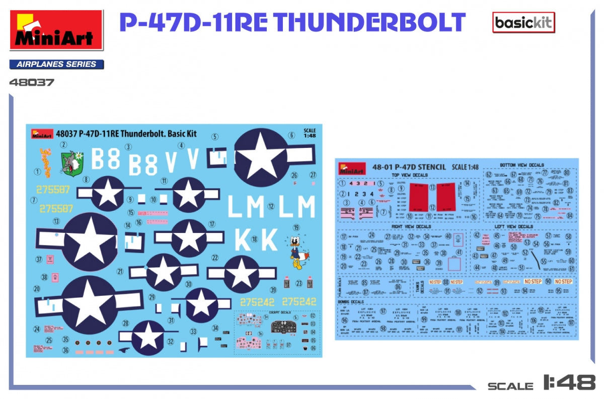 MiniArt 48037 P-47D-11RE Coup de tonnerre. Kit de base 1/48 – image 2