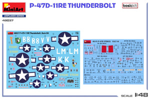 MiniArt 48037 P-47D-11RE Coup de tonnerre. Kit de base 1/48 – image 2