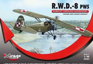 Mirage Hobby 485002 RWD-8 (PWS), Avion d&amp;#39;entraînement et de liaison (1/48)