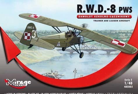 Mirage Hobby 485002 RWD-8 (PWS), Avion d&amp;#39;entraînement et de liaison (1/48)