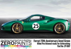 Peinture Zero Paints ZP-1007-J Vert Joyau - Ferrari 70e anniversaire 60 ml – immagine 2