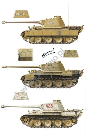 Kagero 15031 Pz.Kpfw. V Panther en attaque et en défense (décalcomanie) PL/EN – imagen 4