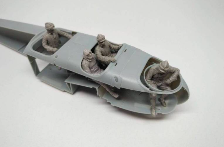 Figurines Copper State Models F32-022 AEG G.IV Bombardier allemand, équipage de la Première Guerre mondiale, échelle 1/32 – immagine 2