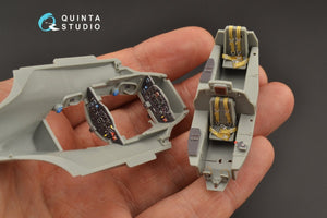 Intérieur imprimé en 3D et coloré sur papier décalcomanie Quinta Studio QD48242 Me 163B/S (Dragon) 1/48 – Bild 8