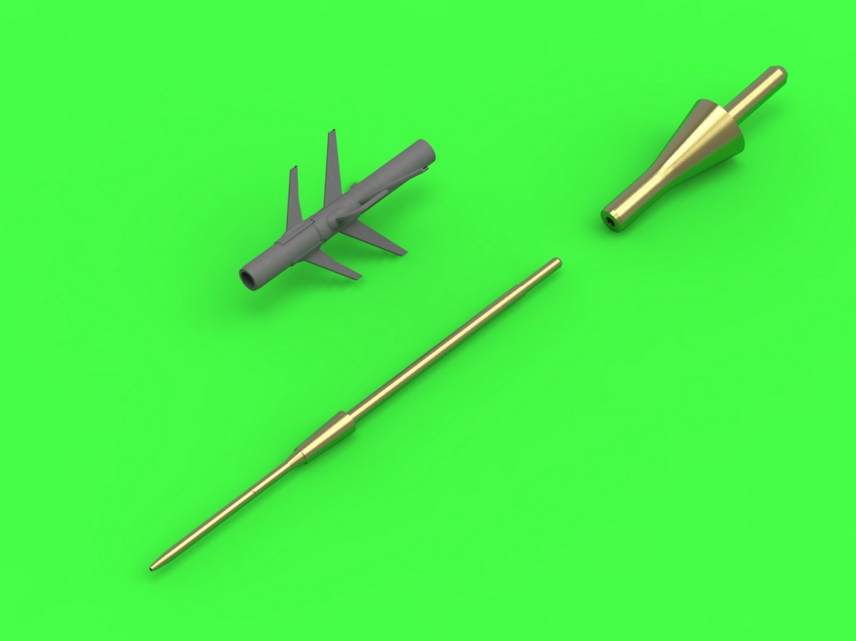 Master AM-72-113 MiG-25 (Foxbat) (all versions except PD/PDS) - Pitot Tube 1/72 – zdjęcie 3