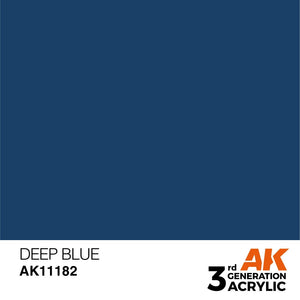 AK Interactive AK11182 DEEP BLUE – INTENSE 17 ml