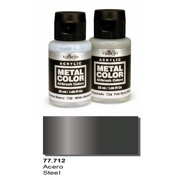 Vallejo 77712 Couleur Métal - Acier 32 ml