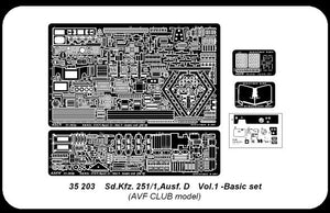 Aber 35203 Véhicule blindé de transport de troupes Sd.Kfz. 251/1 Ausf. D - vol.1 - coffret de base (1/35)  – image 6