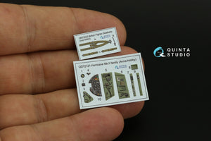 Intérieur coloré imprimé en 3D sur papier décalcomanie pour la famille Hurricane Mk.II (Quinta Studio QD72121) (Arma Hobby) à l&amp;#39;échelle 1/72 – Bild 10