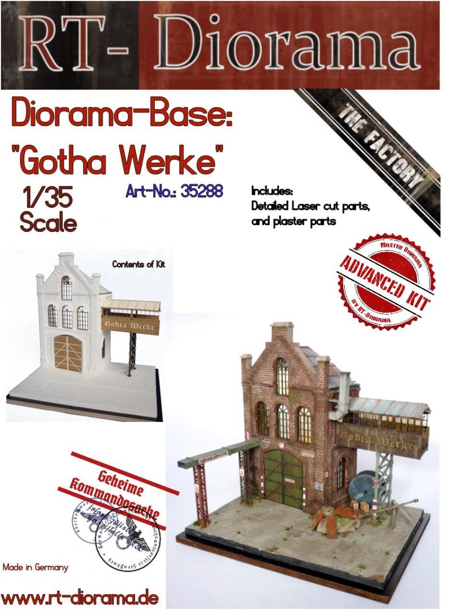 RT-Diorama 35288 Diorama-Base : "Gohta Werke" 1/35 