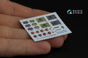 Intérieur imprimé en 3D et coloré sur papier décalcomanie (ICM) Quinta Studio QD35032 Renault AHN 3.5t 1/35 – Bild 8