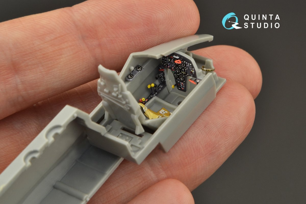 Intérieur imprimé en 3D et coloré sur papier décalcomanie Quinta Studio QD48271 Hs 129B-2 (Hasegawa) 1/48  – immagine 7