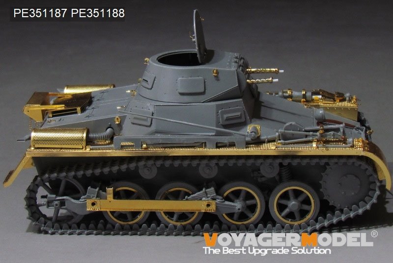 Maquette Voyager PE351187, char allemand Pz.Kpfw.I Ausf.A de la Seconde Guerre mondiale (pour TAKOM 2145), échelle 1/35 – imagen 11