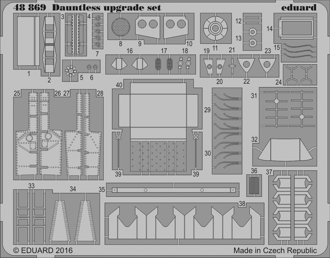 Kit d'amélioration Eduard 48869 Dauntless 1/48 EDUARD