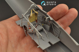 Intérieur imprimé en 3D et coloré sur papier décalcomanie (ICM) Quinta Studio QD32104 Fiat CR.42 1/32 – image 6