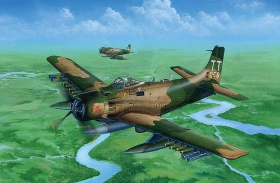Trumpeter 02254 A-1J AD-7 Skyraider 1/32