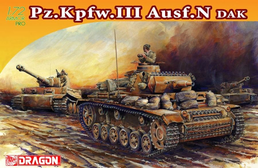 Dragon 7386 Pz.Kpfw.III Ausf.N DAK 1/72