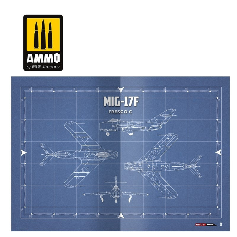 Munitions de Mig Jimenez 6084 MIG-17F / LIM-5 / SHENYANG J-5 - Guide visuel pour modélistes (Multilingue - Anglais, Espagnol, Allemand) – imagen 8