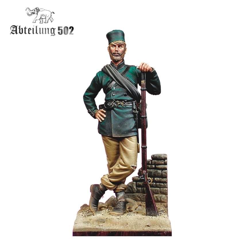 502 Abteilung ABT1015 RIFLE BRIGADE SÉBASTOPOL 1855. RÉSINE 54MM. – imagen 2