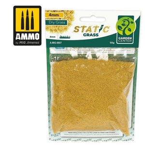 Munitions Mig Jimenez 8807 Static Grass - Dry Grass – 4 mm