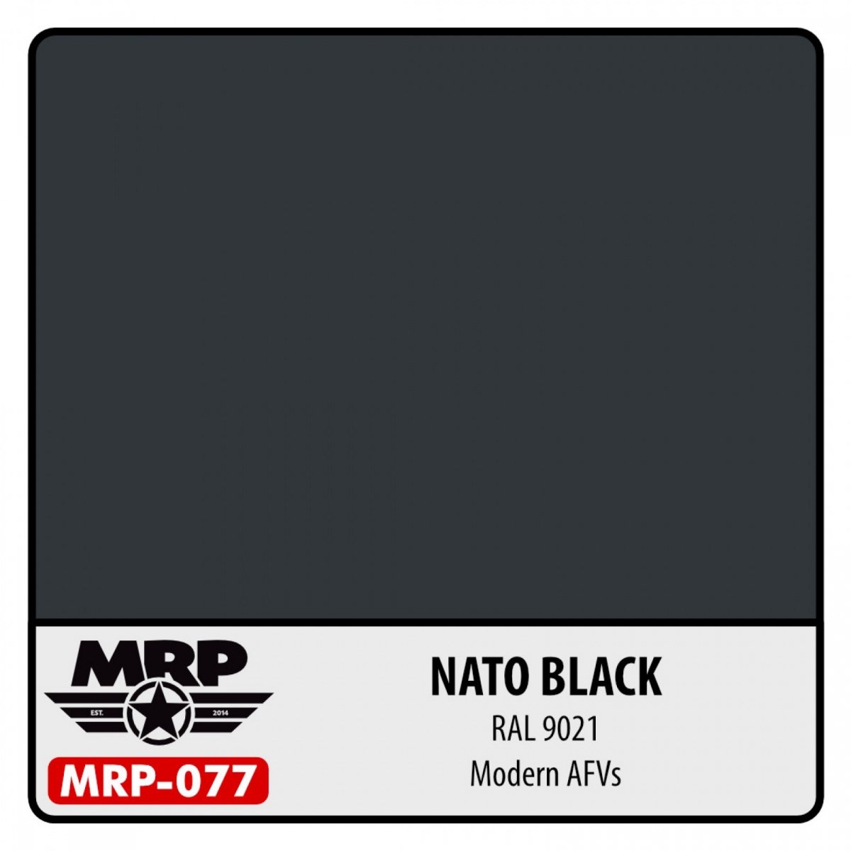 Peinture MR. Paint MRP-077 Noir OTAN Véhicule blindé moderne 30 ml